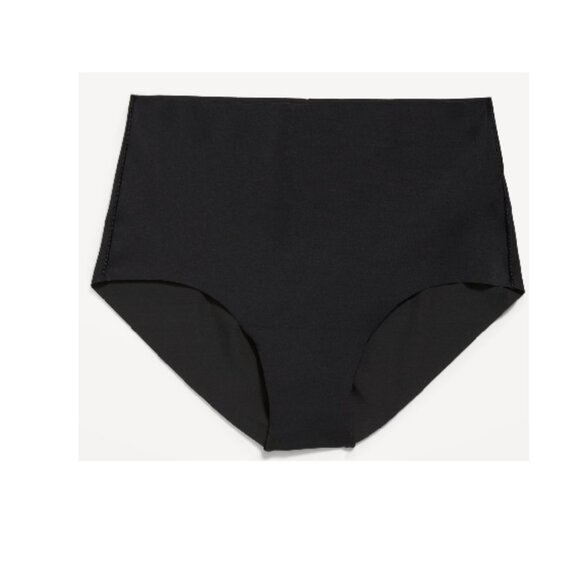 Lot of 4 No-show high waist brief underwear (3x black, 1x navy) - Picture 3 of 4